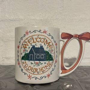 O670 Vintage Welcome to our Home Decorative Coffee Mug